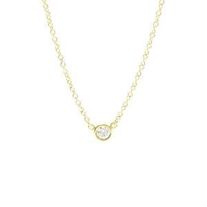 TIFFANY Authentic 18k Gold Diamond Necklace